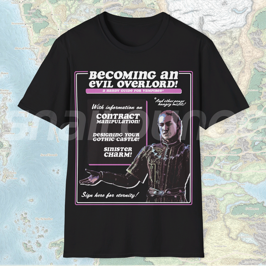 Evil Vampire Overlord Shirt - Guide to Contract Manipulation!